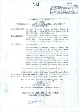 Acórdão Nº 509/2006