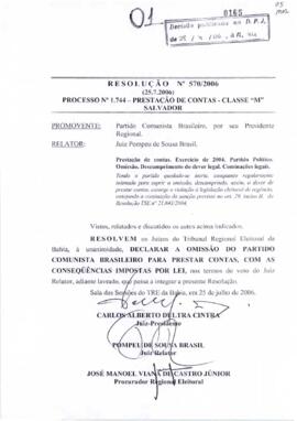 Resolução Nº 570/2006