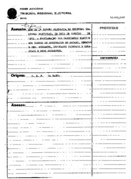 Ata da 1ª Sessão Ordinária do Tribunal Regional Eleitoral da Bahia, de 02 de janeiro de 1951.