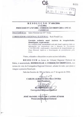 Resolução Nº 606/2006